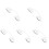 5St Suction Cup Plastic Handgreep Voor Bad, Douche En 3