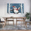 Quadro em tela com pinguim feliz, 20x30cm (8x12 polegadas), sem moldura – Decoração moderna para banheiro/quarto, compatível com estilo rústico. 5