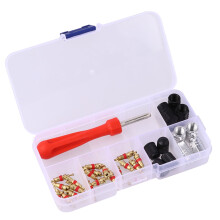 GOOHOCHY 33pcs Tire Valve Core Wrench for Car Bike Motorbike Repairing Tools Practical Durable Plastic Metal