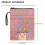 Polyester Bible cover retro alpaca cactus pink pattern 8