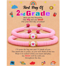 Back to School Bracelet for Mom and Child or Dad and Son