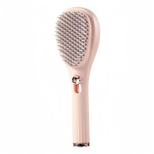 Telescopic Self Cleaning Hair Brush - One Click Cleaning Massage Comb for Scalp Cleansing - Portable Design for Men and Women