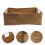 Large Rectangular Wicker Basket Storage Toy Household Sundries Organizer Child 8