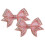Pink bow shoe charms for pumps heel accessories 1