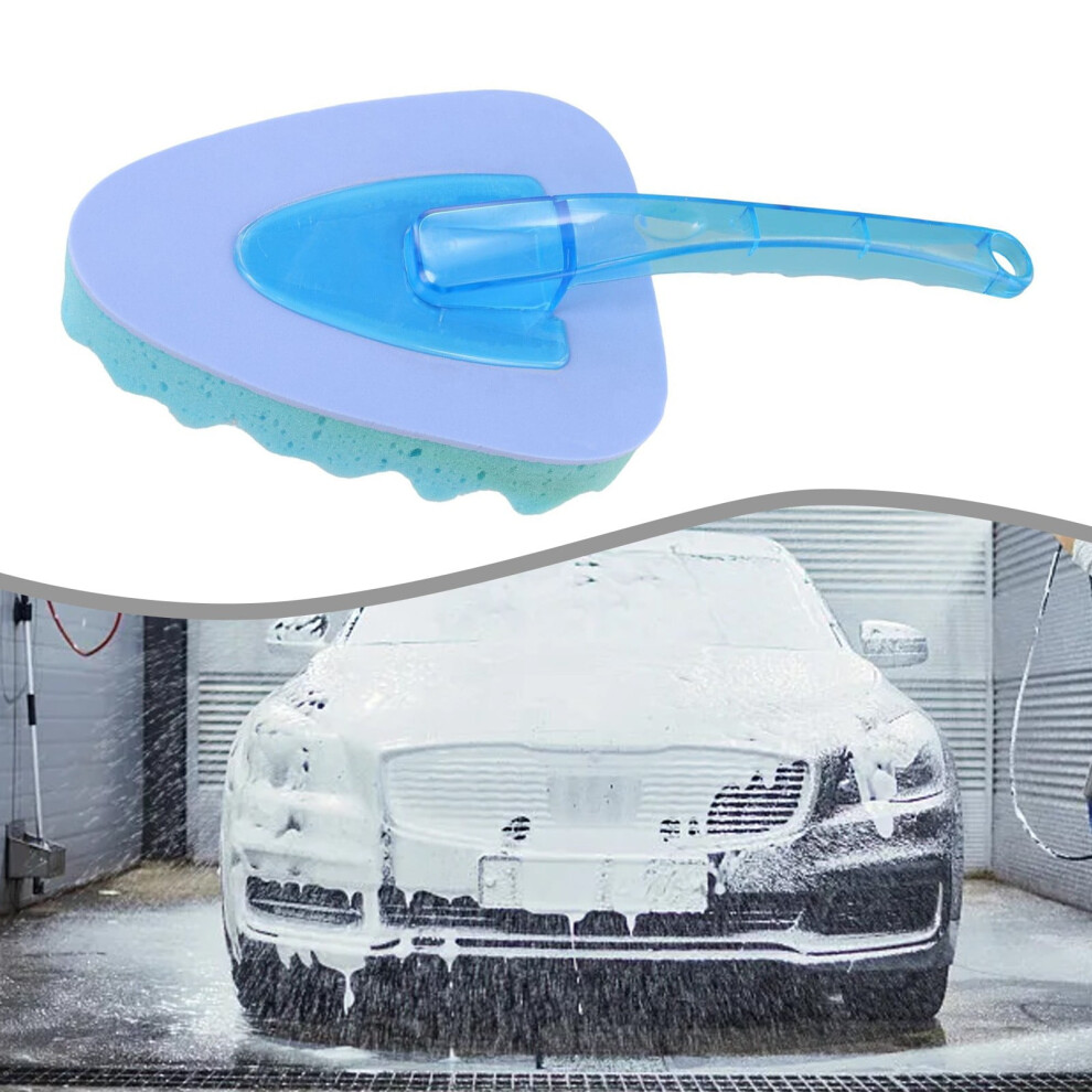 Triangle Car Wash Mop Cleaning Brush With Handle Cleaning Mop Retractable Bent Bar Car Wash Brush Detailing Brush Pad Car Clean 9193271251811