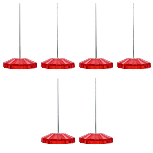 6Pièces Support Factures Rouge Solide Pour Et Restaurant 2
