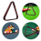 Solid Wood Billiard Ball Triangle Rack – Portable Pool Table Accessory, Compatible with Standard Billiards Tables 2