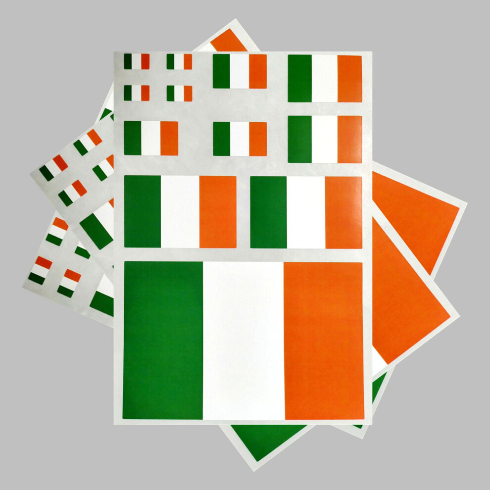 3 Pcs Flag Sticker Ireland Flag Stickers 9152228751675