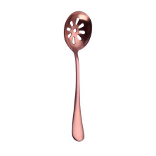 Stainless Steel Western-Style Strainer Spoon, Rose Gold Handle – Compatible with Standard Kitchen Tools