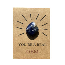 Valentine's Day Gifts for Kids – Heart-Shaped Gem Cards, Crystal Healing & Emotional Wellness Theme, School Exchange & Party Favor, Compatible