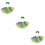 3Ensembles Costume Mardi Gras Tutu Jupe Colorée Accessoires 11
