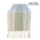 Rectangular woven table flag, thickened linen texture, tablecloth and dining table cushion, 13x47 inches. 1