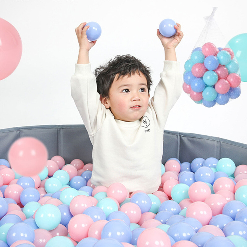 Macaron Seas Balls – Colorful Sea-Themed Plastic Ball Pit Balls for Indoor Playgrounds, Compatible with Standard Ball Pits