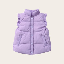 Dětská termo vesta bez rukávů, zip vpředu, polyester, 3-12 let