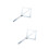 2Pièces Rapporteur D'angle Métal Robuste Pour Usage Construction 7