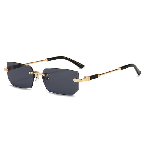 Γυαλιά ηλίου Y2K ορθογώνια χωρίς σκελετό UV400 Unisex