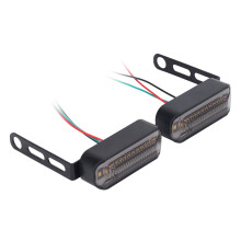 FAGINEY LED-richtingaanwijzer voor motorfietsen, universeel voor scooters, 12V elektrische motorfietsen, motorrijlicht