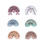 Motivational Stickers Rainbow Textured Waterproof 6-Pcs 6