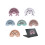Motivational Stickers Rainbow Textured Waterproof 6-Pcs 7