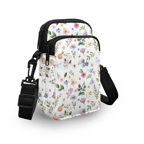 Schultertasche aus Polyester, Umhängetasche, 2-lagig 2