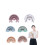 Motivational Stickers Rainbow Textured Waterproof 6-Pcs 8