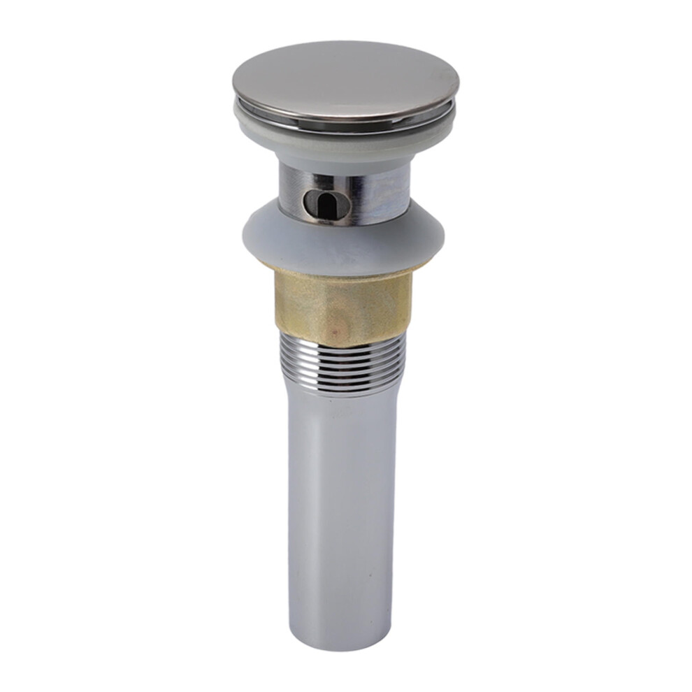 2.76"7.87" AntiâClog PopâUp Sink Drain Stopper With Brass Strainer & StainlessâSteel Tailpiece Â LeakâFree, EasyâClean, RustâResistant 9087558629076