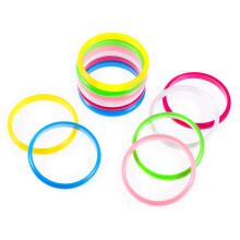 36pcs Plastic Colored Bangles Candy Color Bangle Bracelets Costume Parties Bracelets Retro 80s And 90s Themes Bracelets