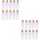 48Pièces Bouteilles Verre Mini Cork Décor Suspendu 6