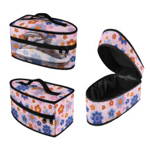 Cartoon Floral Garment Steamer Case with Smooth Zipper