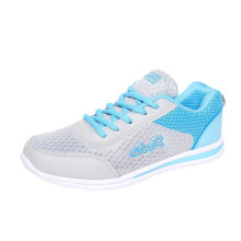 Women's Plus Size White Mesh Sneakers – Slip-On Casual Gym Shoes, Breathable Fashion Sneakers Compatible with All-Day Wear