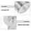 Shower Drain Strainer Stainless Steel 2 Pcs 8