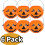 Halloweenpumpa godishink set med 6 1