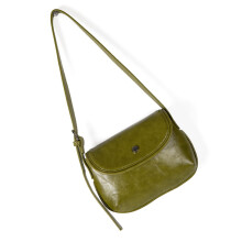 Sac bandoulière en cuir PU pour femme, sac à bandoulière rétro, sac messager tendance, style coréen, sac à main simple