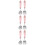 3Ensembles Ensemble Couverts Bébé Rose Tableware Portable Sécurisé ABS 8