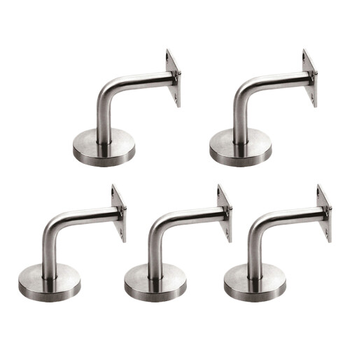 10Pièces Support Main Courante Acier Inoxydable Argent Pour Escaliers 2