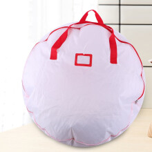 Bjutir Christmas Wreath Storage Bag, 20x90cm, Zipper & Handle, Compatible with Holiday Ornaments & Garlands