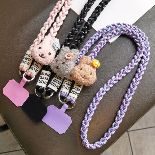 Universal Phone Lanyard, Phone Charms Strap,Red 1