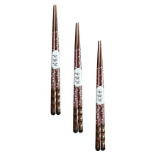 3 Pairs Reusable Chopsticks Wood Pointed Head Hygienic Japanese Style Home
