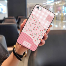 Shockproof Waterproof Anti-dust Silicone Phone Case Compatible with iPhone 5/5S/SE – Full Wrap Cartoon Animal TPU Cover
