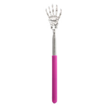 Uitschuifbare rugkrabber van roestvrij staal, 'Ghost Hand' rugkrabber, draagbare telescopische massagetool met klauwen, grappig cadeau voor senioren