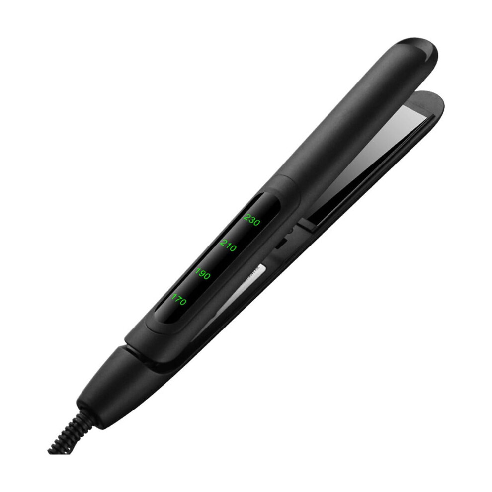 Ionic 2-in-1 Hair Straightener & Curler with LCD, 4 Temp Settings, Fast Heat-Up â Compatible with All Hair Types