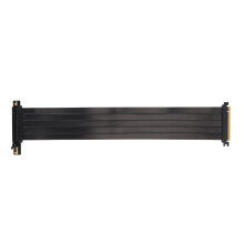 PCIE 4.0 X16 Flexible GPU Extension Card Riser Cable 25cm Black