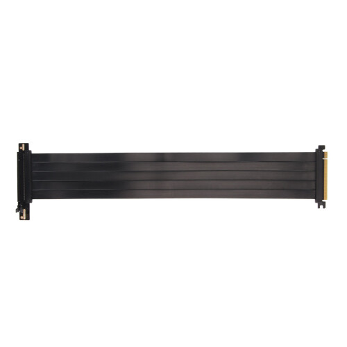 PCIE 4.0 X16 Flexible GPU Extension Card Riser Cable 25cm Black