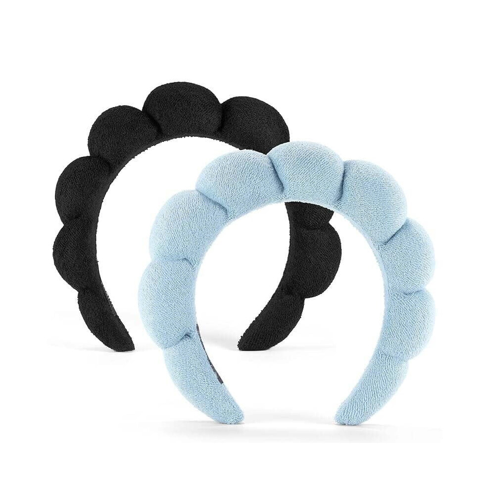 JOR Spa Terry Cloth Headbands for Face Washing and Skincare