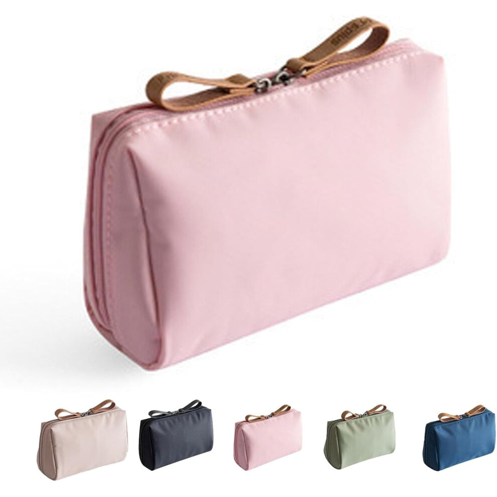 Travel Makeup Bag Small Cosmetic Organizer for Women Girls Portable Mini Purse Handy Pouch Toiletry Accessories