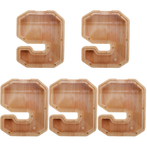5Pièces En Bois Transparent Multiusage Pour Enfants Et Bureau 2
