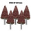 Tapered Cone Grinding Head 6mm Shank 5 Pcs 80 Grit 1