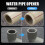 Internal/External Pipe Thread Cutter, Wire Opener & PVC Threader Kit (1/2"+3/4"), Electric Drill Compatible 2
