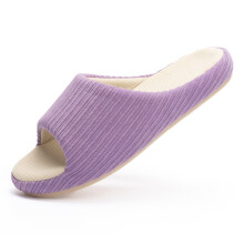 Damesslippers met memory foam, comfortabele huisslippers met rubberen zool, gezellige binnen- en buitenslippers voor in huis, lichtgrijs, maat 7, 8,