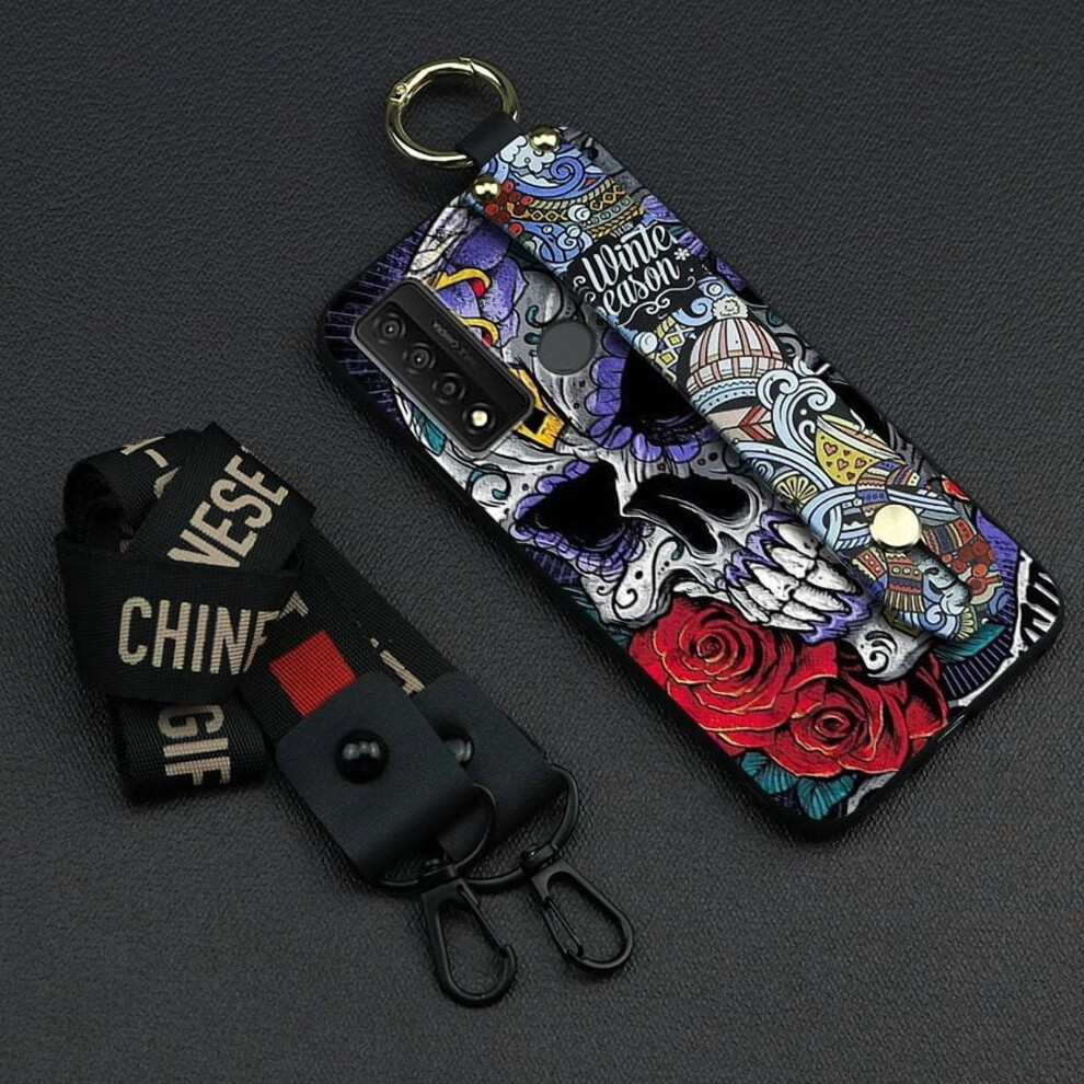 Phone Case Compatible With Tcl 20 Xe Â Waterproof, Shockproof Silicone Case With Kickstand, Wrist Strap & Ring 9170372344307
